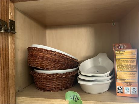 Baking Bowls with Baskets