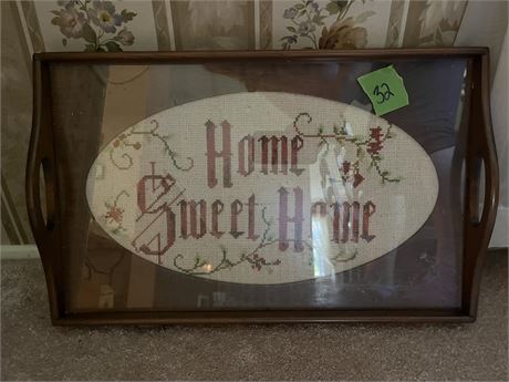 Decorative Needlepoint Tray