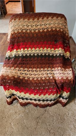 Vintage Afghan Blanket