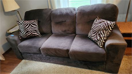 Couch With Decorative Pillows