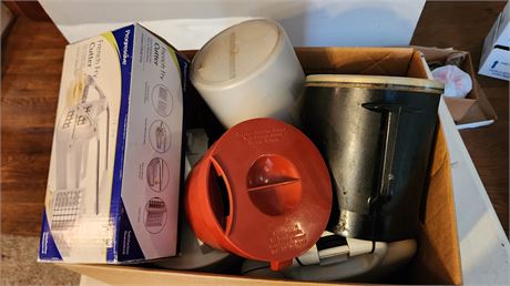 French Fry Cutter & Misc. Items