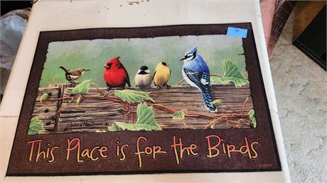 Floor Mat With Birds
