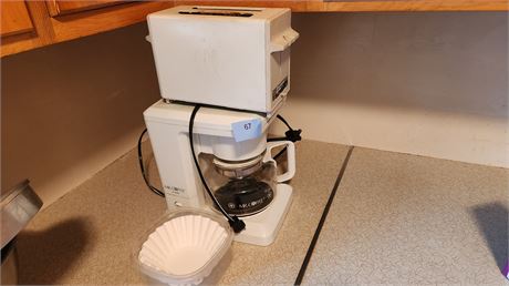 Mr.Coffee 10 Cup Coffee Maker & Toaster