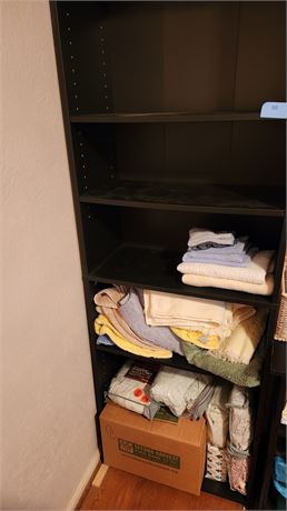 Black Bookshelf & Contents