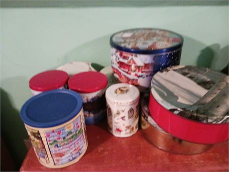 Lot of tins