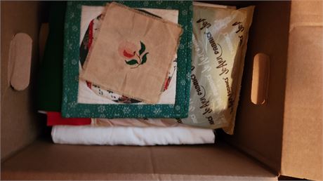 Box Of Misc. Sewing & Craft Items