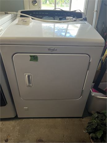 Whirlpool Dryer (located in garage)