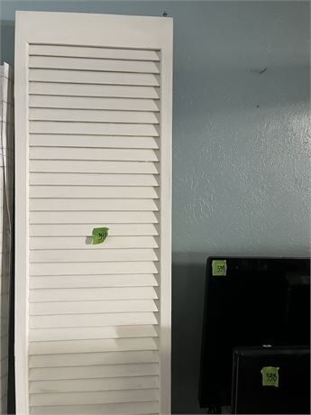 Slatted Wood Door