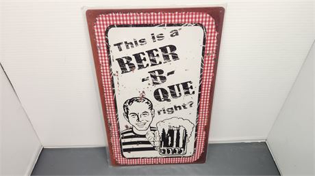 Collectible Metal Sign