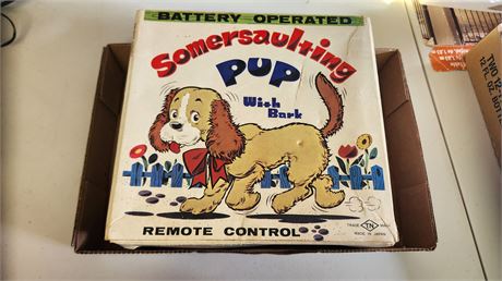 Somersaulting Pup With Bark