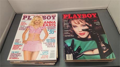 Various Playboy Magazines