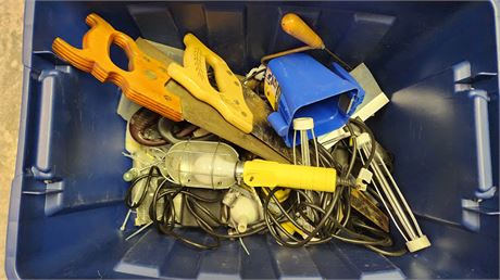 Tote Of Various Tools