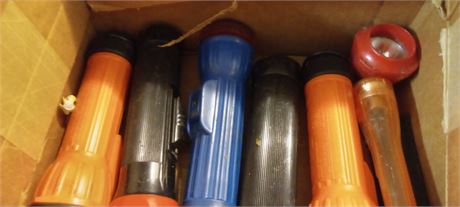 Lot Of Various Flashlights
