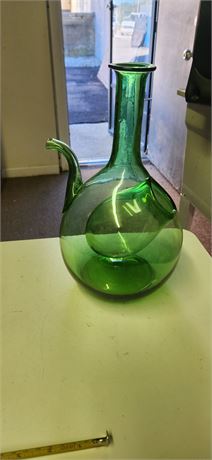 Green Wine Chianti Decanter
