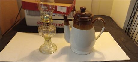 Lamp & Tea Pot
