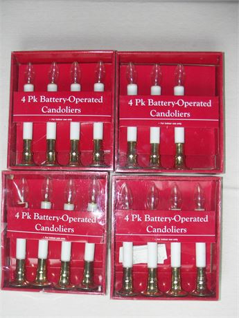 4 Boxes Of Window Candles