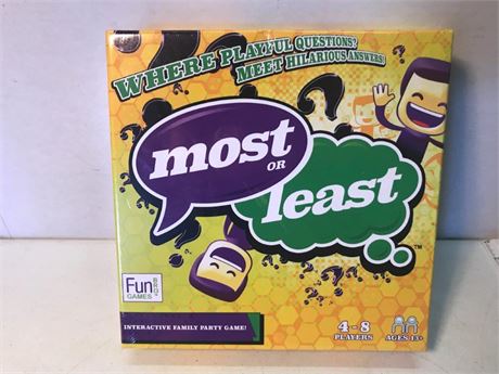 (Sealed) Most or Least Game