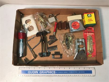 Flat of Misc. Hardware & Tools