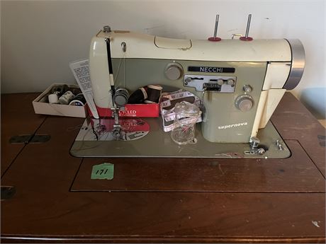 Sewing Machine and Table