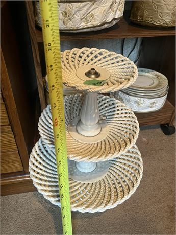 Ceramic 3-Tier Tray