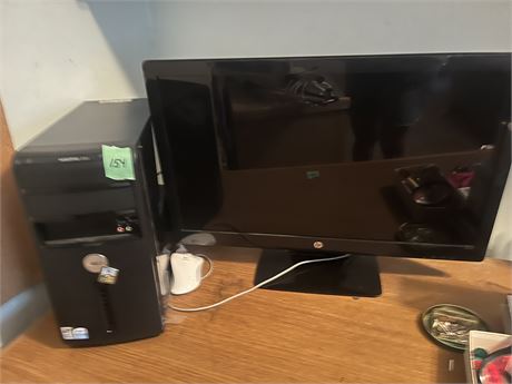 Computer and Monitor