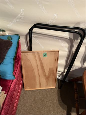 Wood Tray Stand