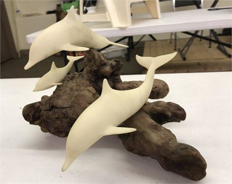 John Perry Dolphins Sculpture