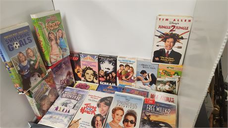 Lot Of Various VHS Tapes