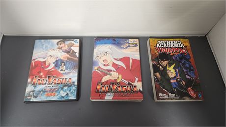 3 Anime DVD's