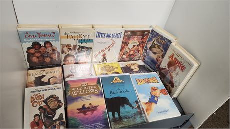 Lot Of VHS Tapes