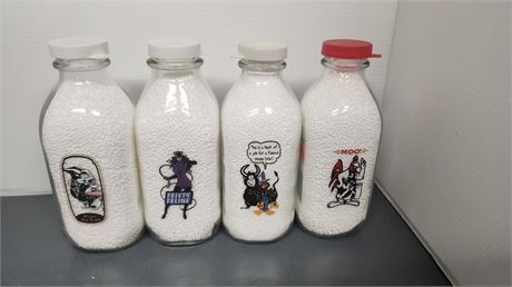 Vintage Milk Bottles