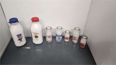 Vintage Milk Bottles