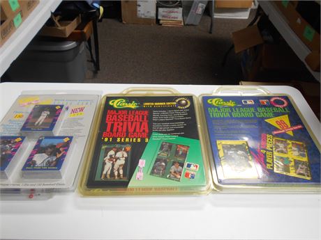 3 Baseball Trivia Board Games