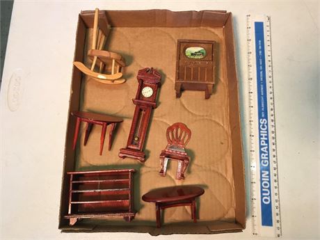 Flat of Doll House Furniture (#2)