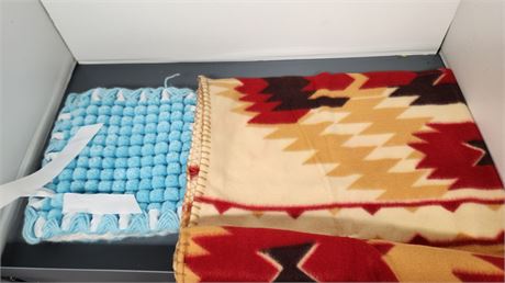 Crochet Item & Throw Blanket