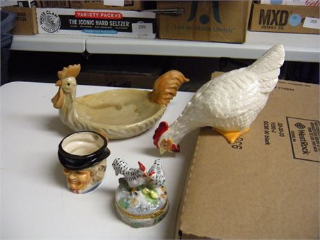 Collectible Chicken Statues & Misc.