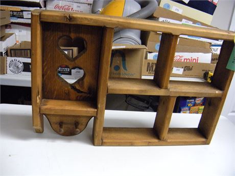 Wood Wall Hanging Display Shelf