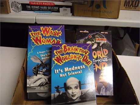 Horror Movies VHS Tapes