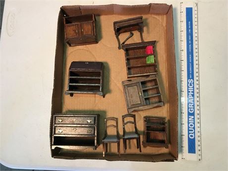 Flat of Doll House Furniture (#1)