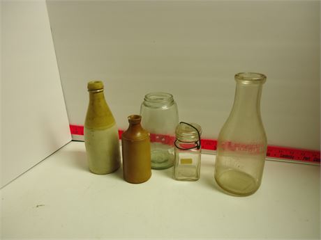 Various Glass Bottles