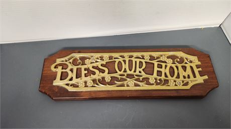 Bless Our Home Decorative Sign