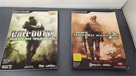 Call Of Duty 4 & Call Of Duty Modern Warfare 2 Game Guide Books