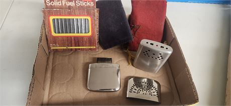 Vintage Hand Warmers & Solid Fuel Sticks