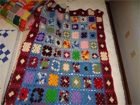 Lap Crochet Afghan.