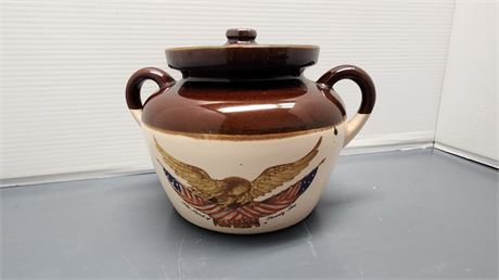 McCoy Pottery Spirit Of Seventy Six Bean Pot