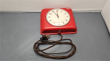 Belfast Westclox Metal Clock.