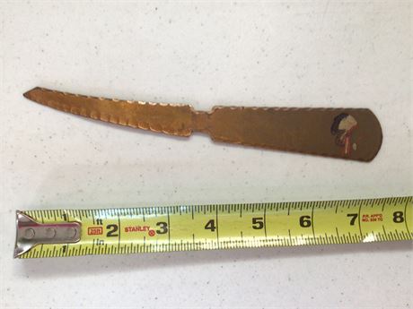 Brass Letter Opener Vintage