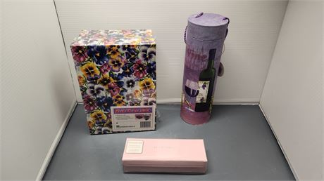 Photo & Video Box & Keepsake Box & Wine Bottle Holder