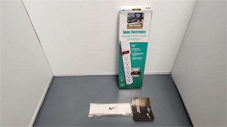 Nike Swoosh Headband & Home Electronics Surge Protector
