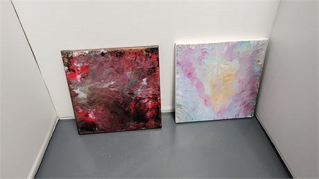 Two Canvas Art Paintings